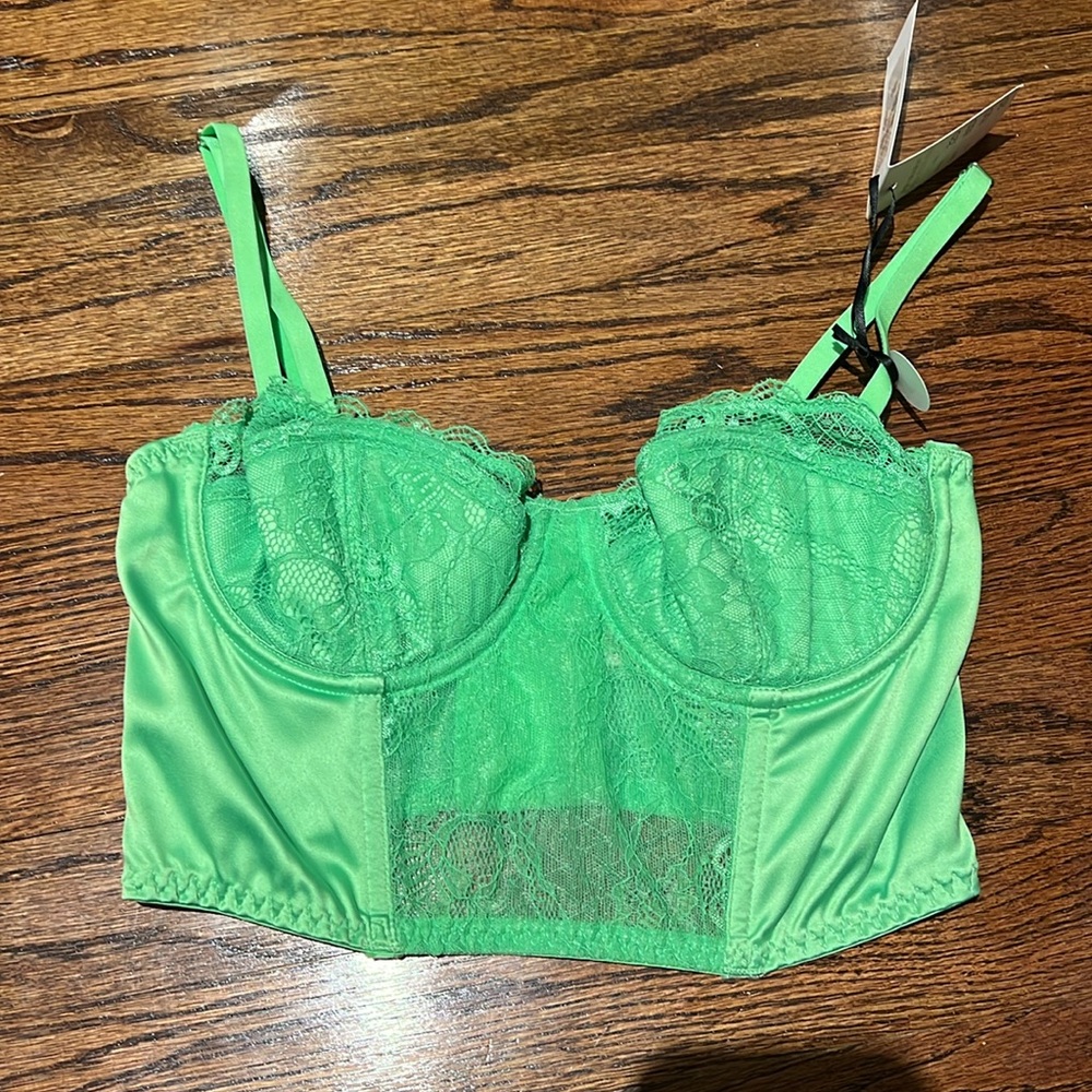 Green Corset Top